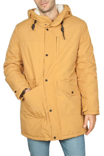 Splendid men's hooded parka ochre