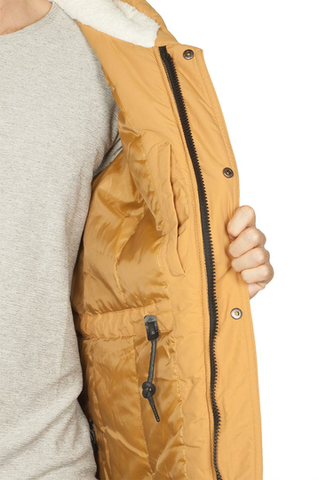 Splendid ανδρικό παρκά με κουκούλα - ώχρα