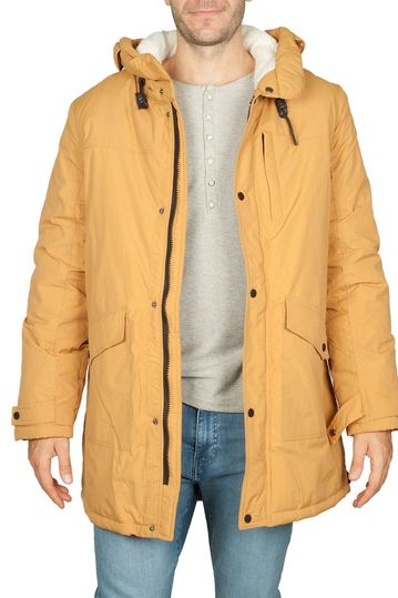 Splendid ανδρικό παρκά με κουκούλα - ώχρα