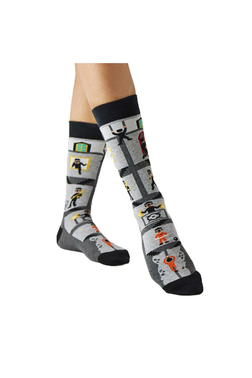 Besocks® BeThief organic cotton socks grey