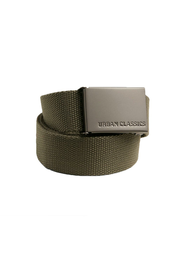 Urban Classics web belt olive