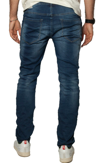 Ανδρικό skinny fit stretch jeans μπλε