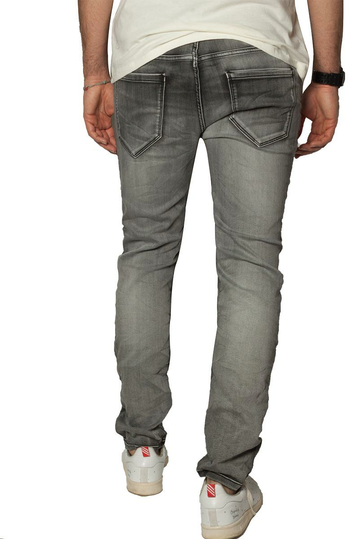 Ανδρικό skinny fit stretch jeans γκρι