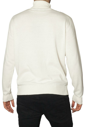 Brave Soul ανδρικό πουλόβερ ζιβάγκο εκρού