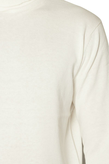 Brave Soul ανδρικό πουλόβερ ζιβάγκο εκρού