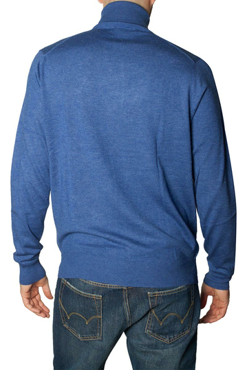 Ανδρικό πουλόβερ ζιβάγκο μπλε