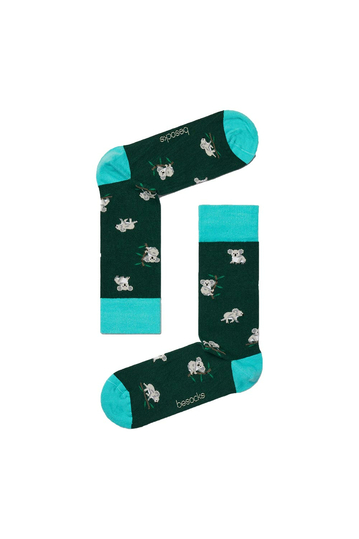 Besocks® BeKoala organic cotton socks green