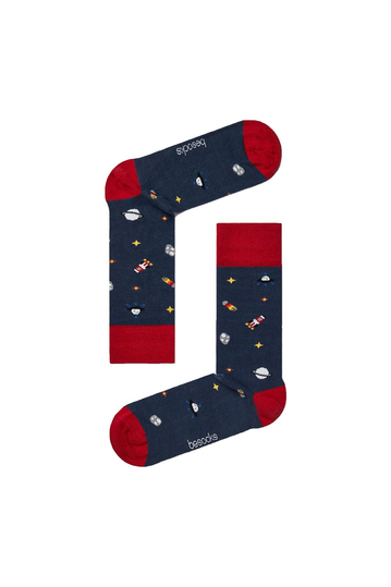 Besocks® BeSpace organic cotton socks navy