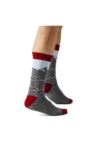 Besocks® BeMountainsky organic cotton socks grey