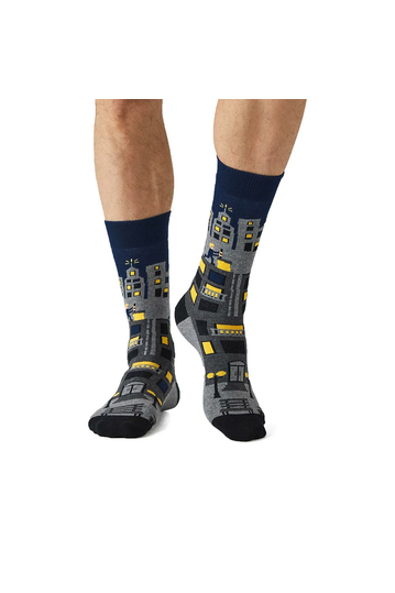 Besocks® BeMidnight organic cotton socks grey