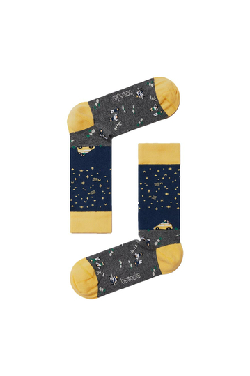 Besocks® BeStars organic cotton socks navy