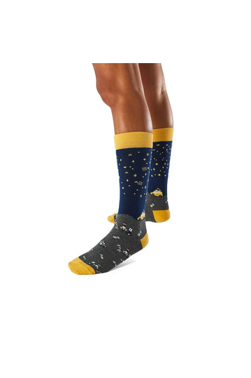 Besocks® BeStars organic cotton socks navy