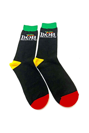 Bob Marley logo men's socks