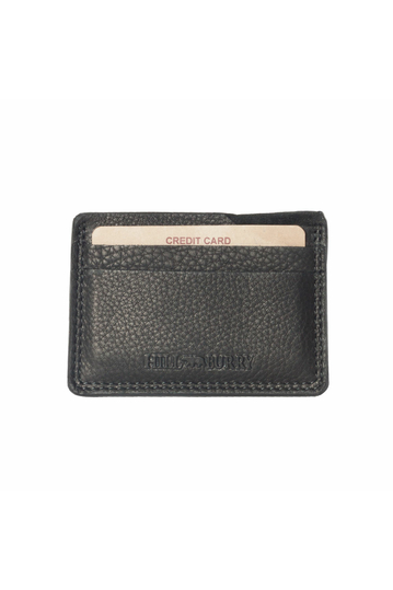 Hill Burry leather card holder black