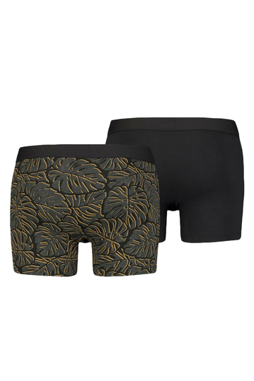 Levi's® Monstera leaf aop boxer brief 2-pack black