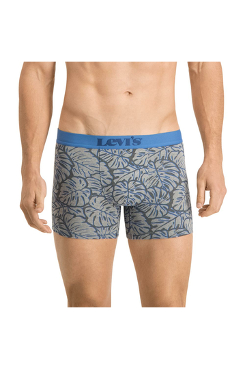 Levi's® Monstera leaf aop boxer brief 2-pack blue
