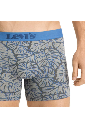 Levi's® Monstera leaf aop boxer brief 2-pack blue