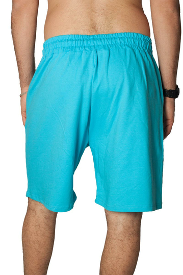 French Terry βερμούδα ocean blue