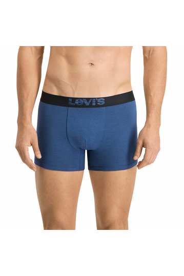 Levi's® optical illusion boxer brief 2-pack blue