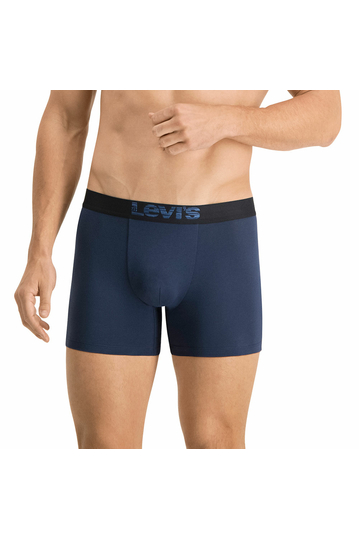 Levi's® optical illusion boxer brief 2-pack blue