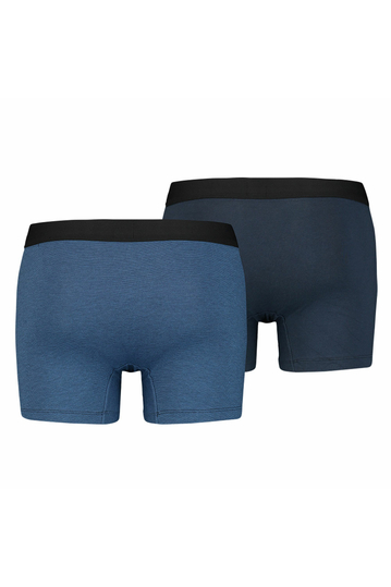 Levi's® optical illusion boxer brief 2-pack blue