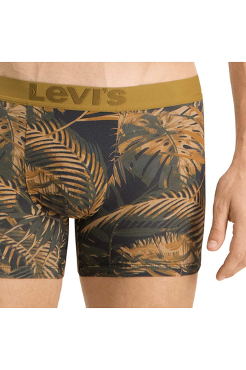 Levi's® tropical fern boxer brief 2-pack black
