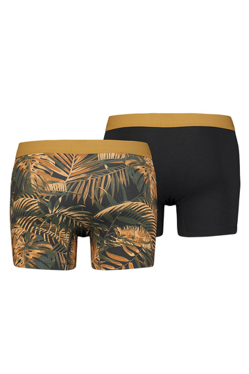 Levi's® tropical fern boxer brief 2-pack black