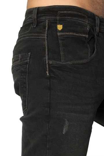 Sublevel slim fit denim black