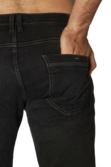 Sublevel slim fit denim black