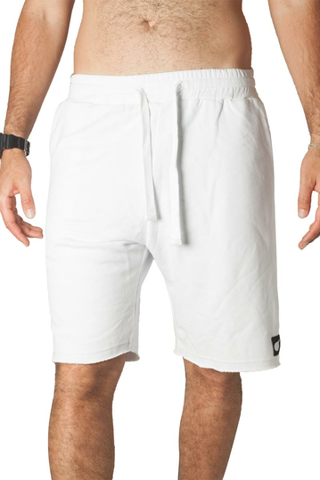 Bigbong french terry shorts white