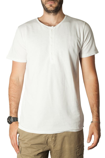 Bigbong Henley t-shirt white