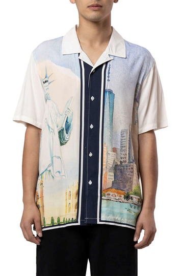 Huf Prestige short sleeve resort shirt