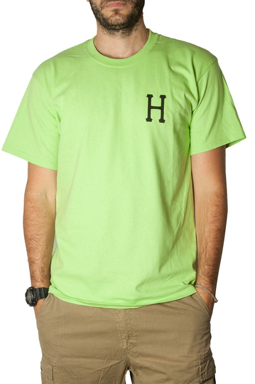 Huf t-shirt Classic H Logo lime