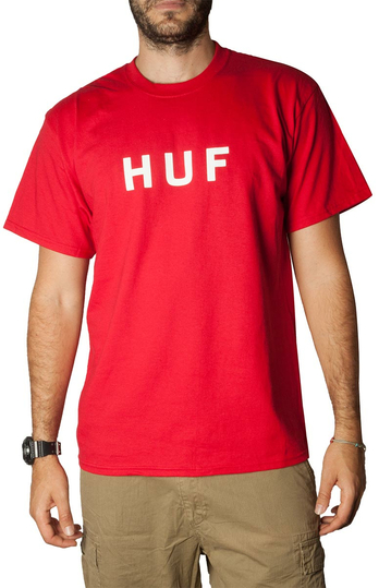 Huf t-shirt OG Logo red