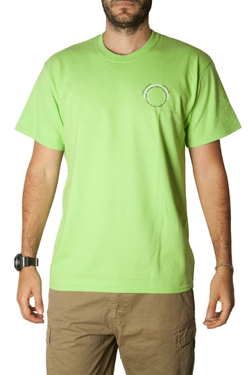 Huf t-shirt Robotics lime