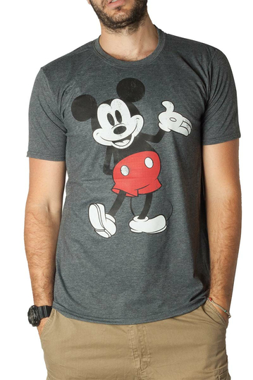 Mickey Mouse distressed t-shirt grey melange