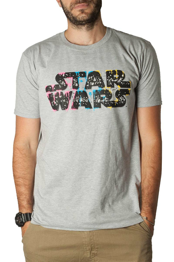 Inked Star Wars t-shirt grey melange