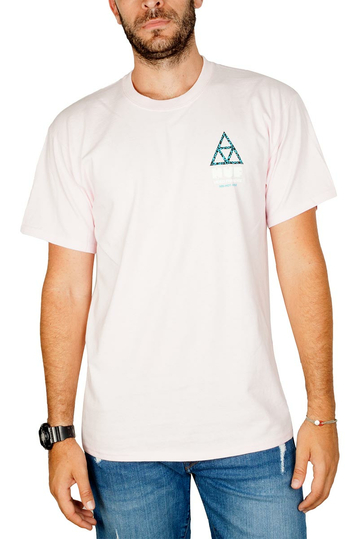 Huf Video Paradise Triple Triangle T-shirt pale pink