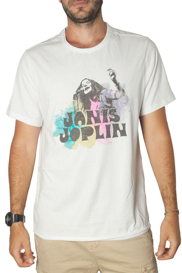 Amplified Janis Joplin Sing t-shirt white