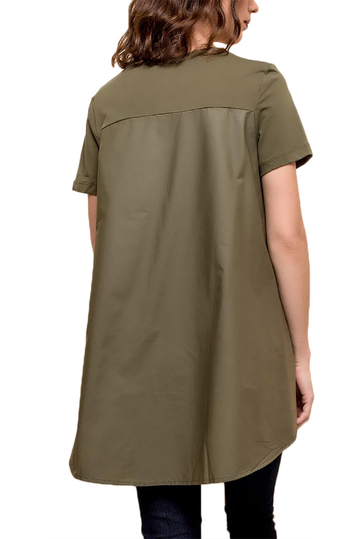 Asymmetrical top olive
