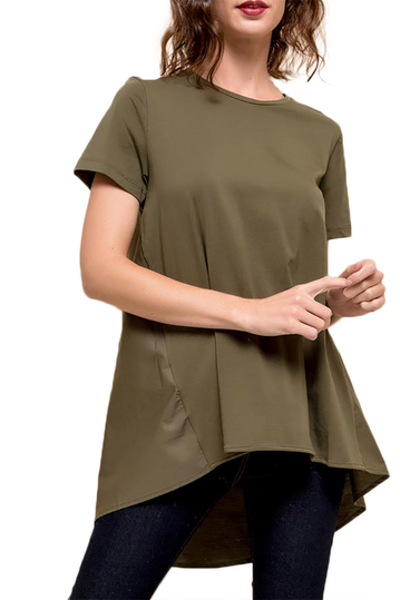 Asymmetrical top olive