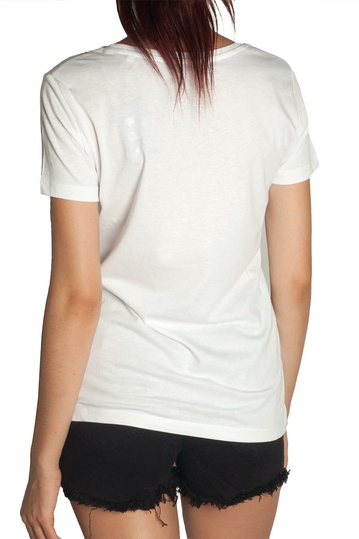 Cotton t-shirt teddy white