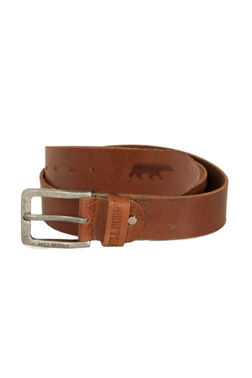 Hill Burry ανδρική δερμάτινη ζώνη waxy tan
