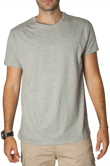 Losan stretch cotton t-shirt grey