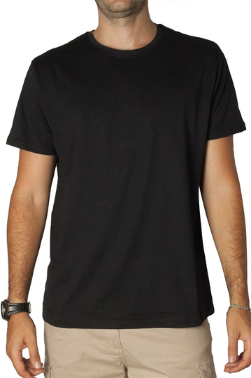 Losan cotton t-shirt black