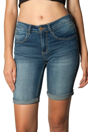 Losan women's longline denim shorts