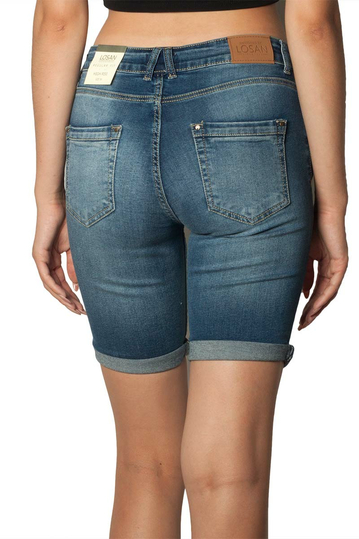 Losan women's longline denim shorts