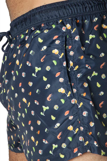 Losan trunk μαγιό μικροφίμπρα μπλε σούσι πριντ