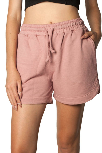 Noah Safe french terry shorts pink