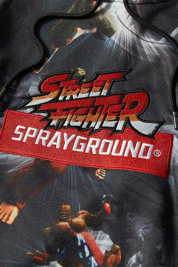 Sprayground Street Fighter Michelangelo hoodie black